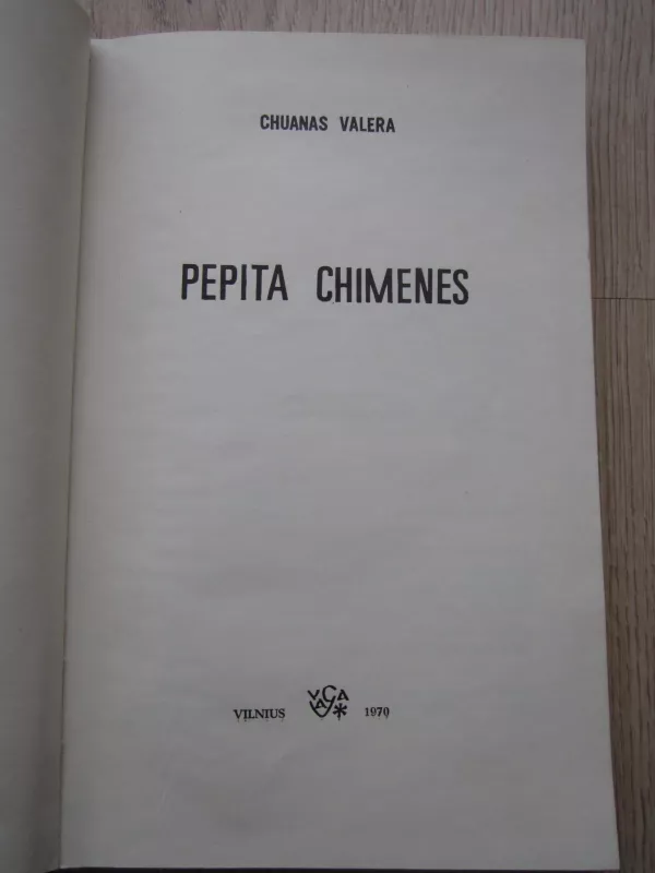 Pepita Chimenes - Chuanas Valera, knyga 3
