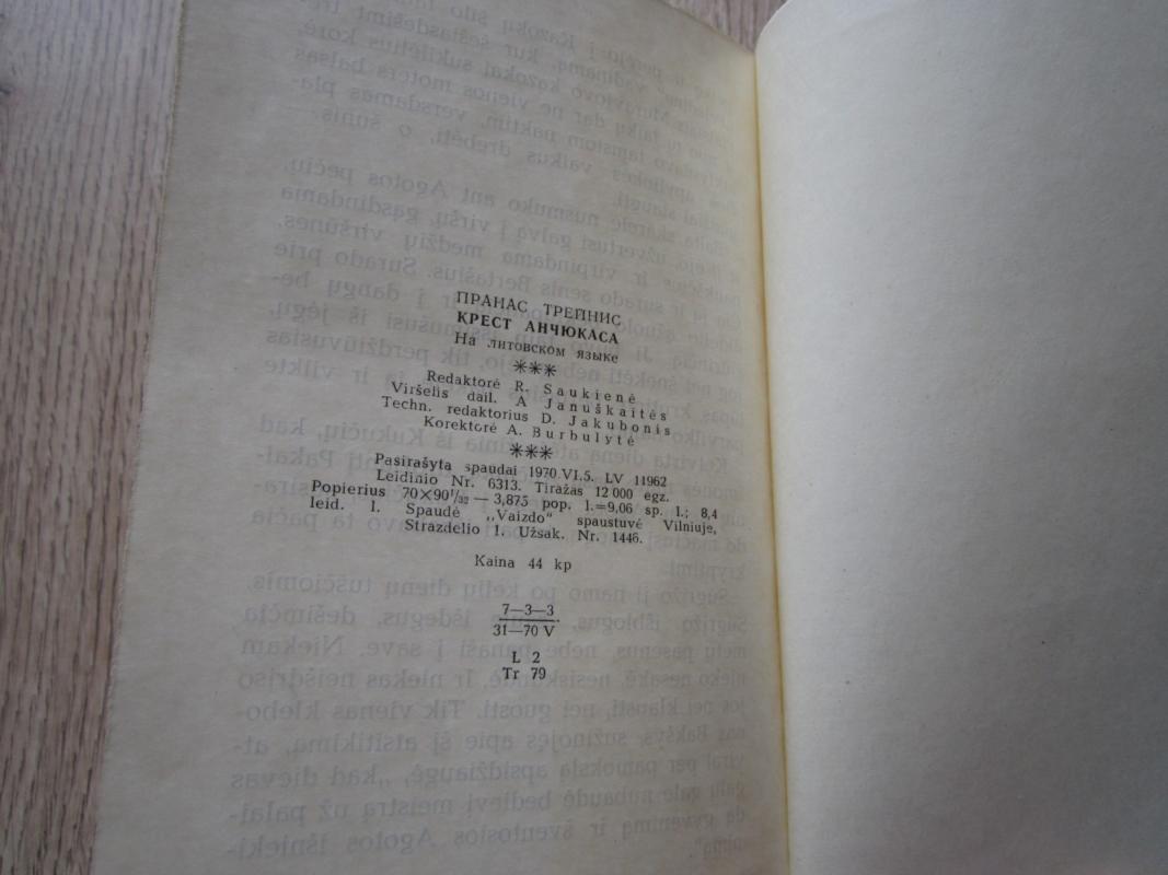 Ančiuko kryžius - Pranas Treinys, knyga 4