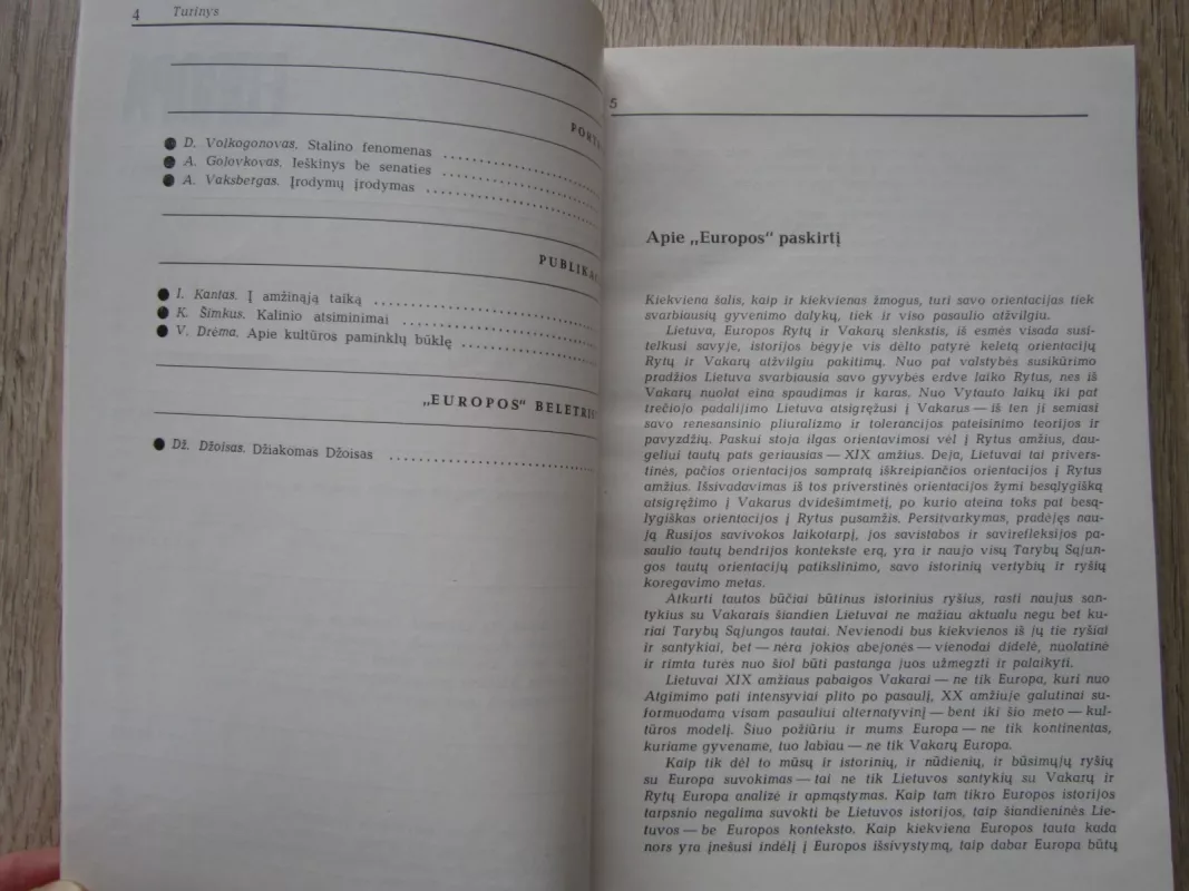 Europa 1988 - Autorių Kolektyvas, knyga 5