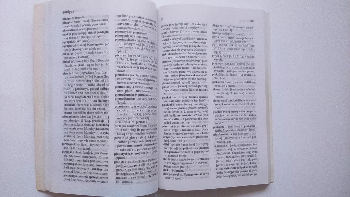 anglų-lietuvių kalbų žodynas - Bronius Svecevičius, knyga