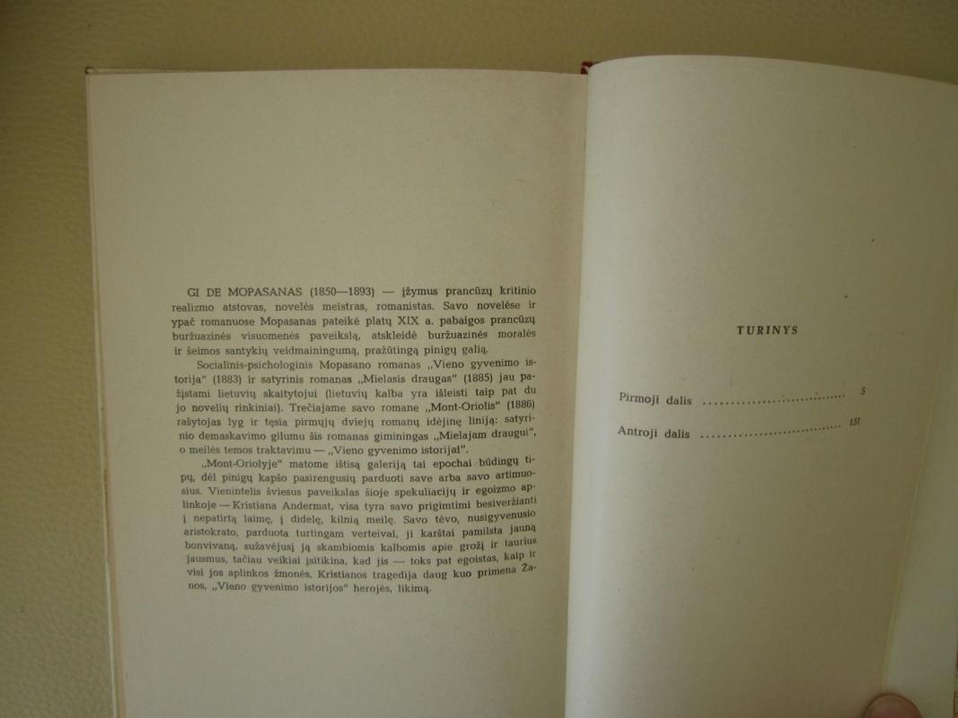 Mont Oriolis - Gi De Mopasanas, knyga 5