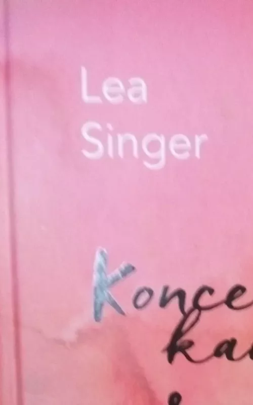 Koncertas kairiajai rankai - Lea Singer, knyga