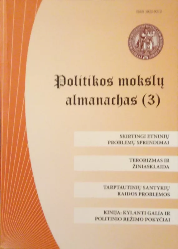 Politikos mokslų almanachas (3) - Autorių Kolektyvas, knyga 4