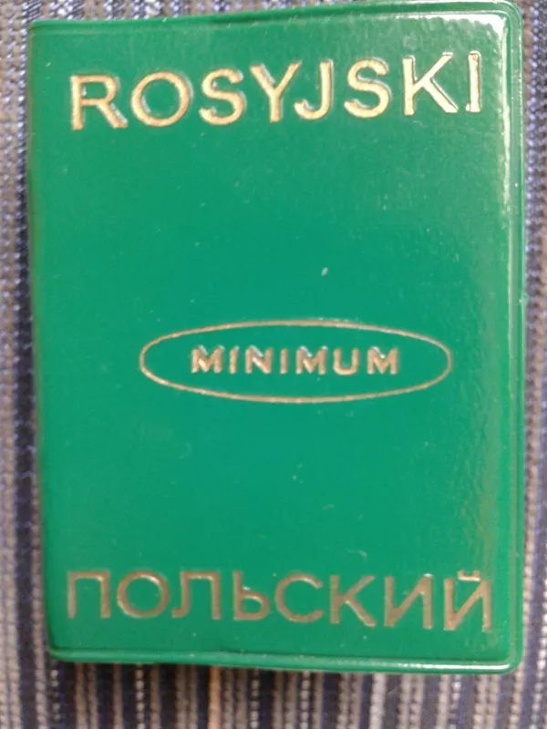 русско-польский и польско-русский словарь-минимум - Юзеф Хлябич, knyga