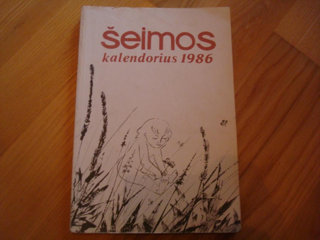 šeimos kalendorius 1986 - Autorių Kolektyvas, knyga 3