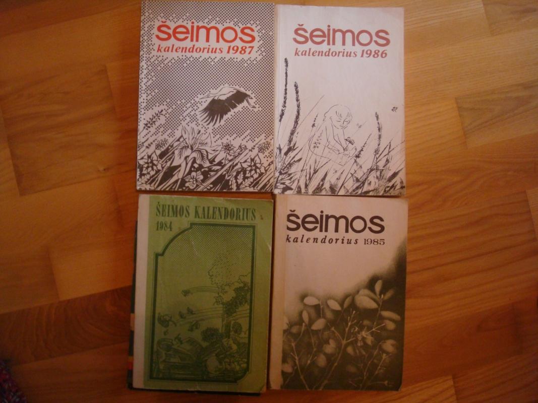 šeimos kalendorius 1986 - Autorių Kolektyvas, knyga 2