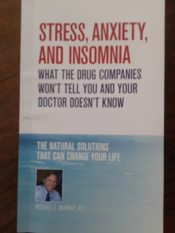 Stress, anxiety, and insomnia - Michael Murray, knyga