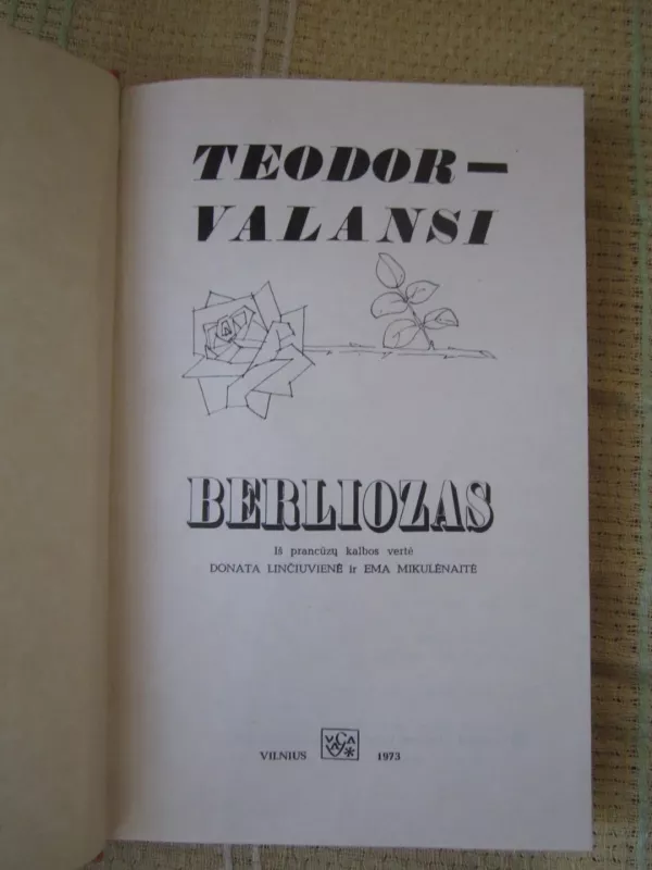 Berliozas - Teodor Valansi, knyga 3