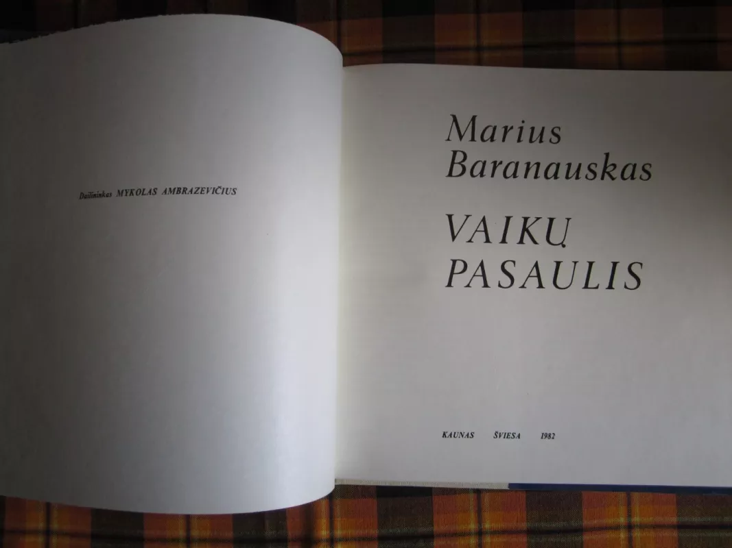 Vaikų pasaulis - Marijonas Baranauskas, knyga 3