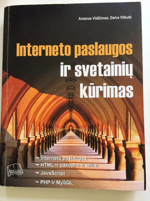 Interneto paslaugos ir svetainių kūrimas - Antanas Vidžiūnas, knyga