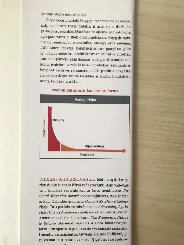 Ilgoji uodega - Chris Anderson, knyga 2