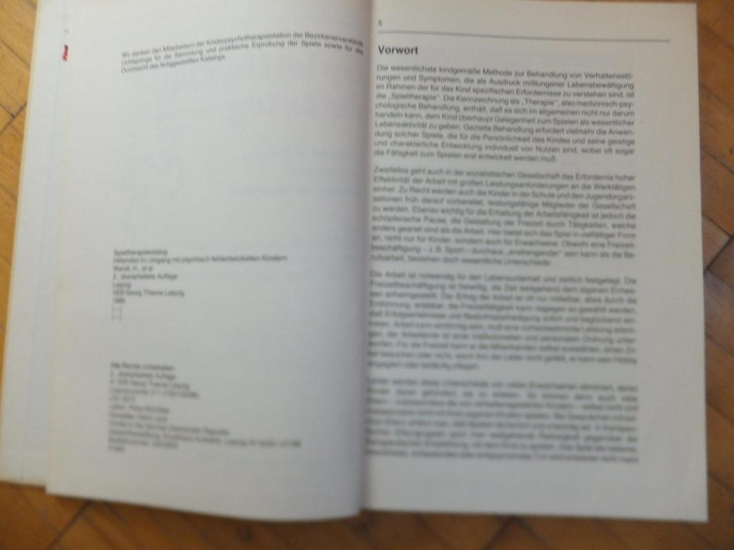 Spieltherapiekatalog - Harro Wendt, knyga 6
