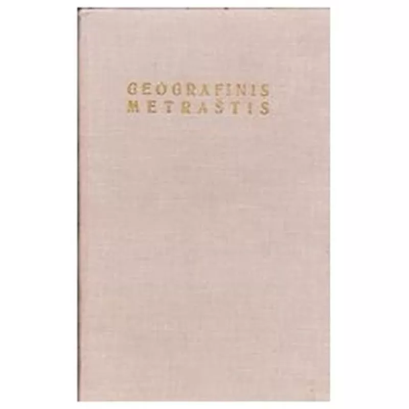 Geografinis metraštis V - Autorių Kolektyvas, knyga