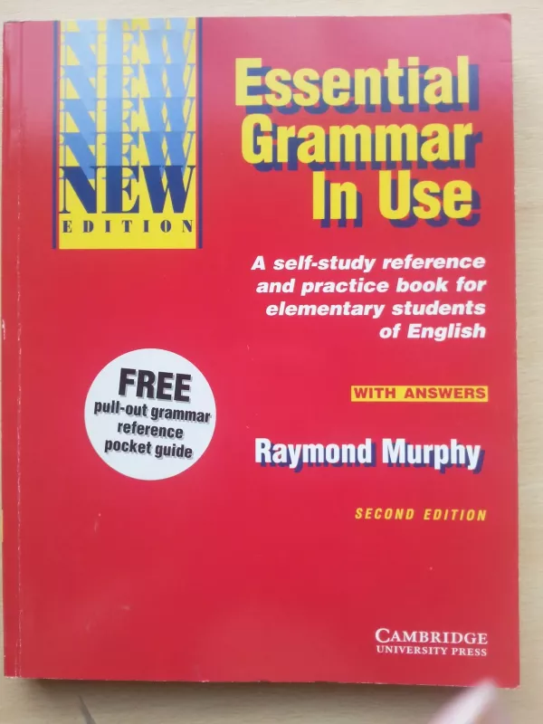 Essential Grammar in Use Second edition - Raymond Murphy, knyga