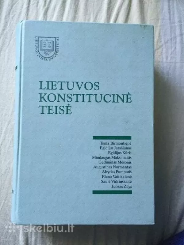Lietuvos konstitucinė teisė-vadovėlis - Toma ir kiti Birmontienė, knyga