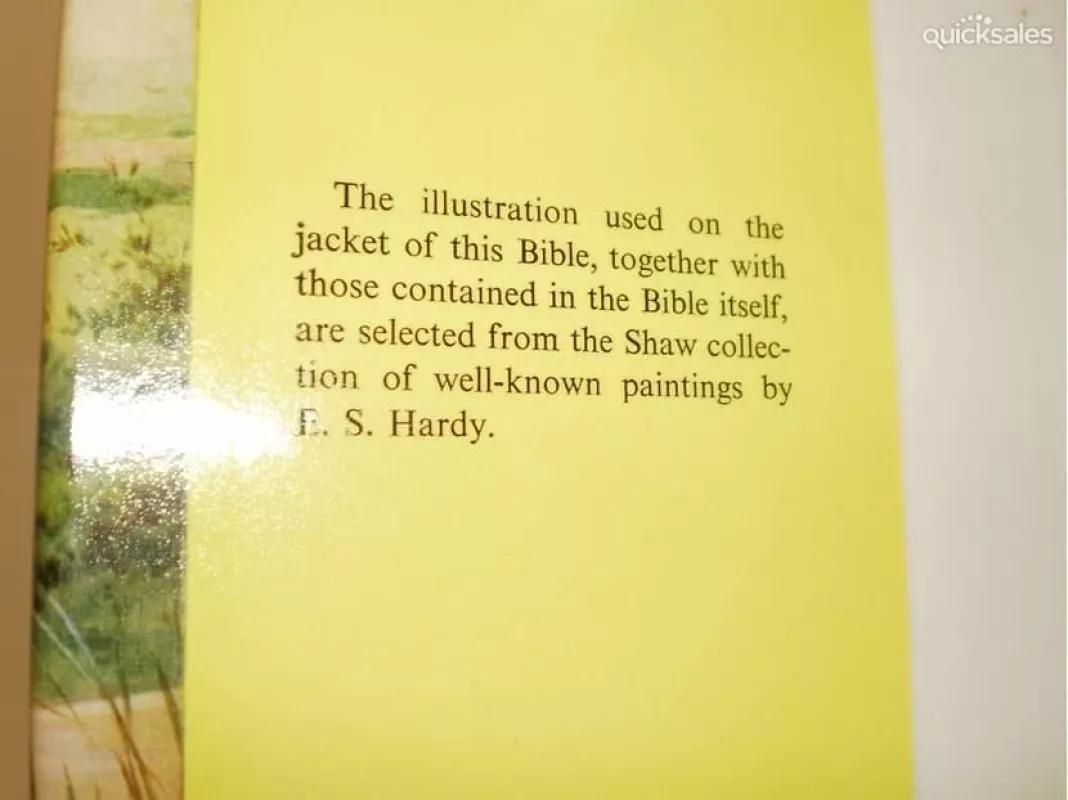 The Holy Bible - illustrated in colour by E.S.Hardy - Containing the old and new testaments - Autorių Kolektyvas, knyga