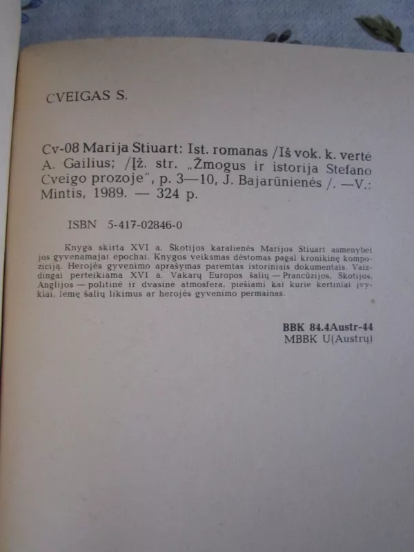 Marija Stiuart - Stefan Zweig, knyga 5