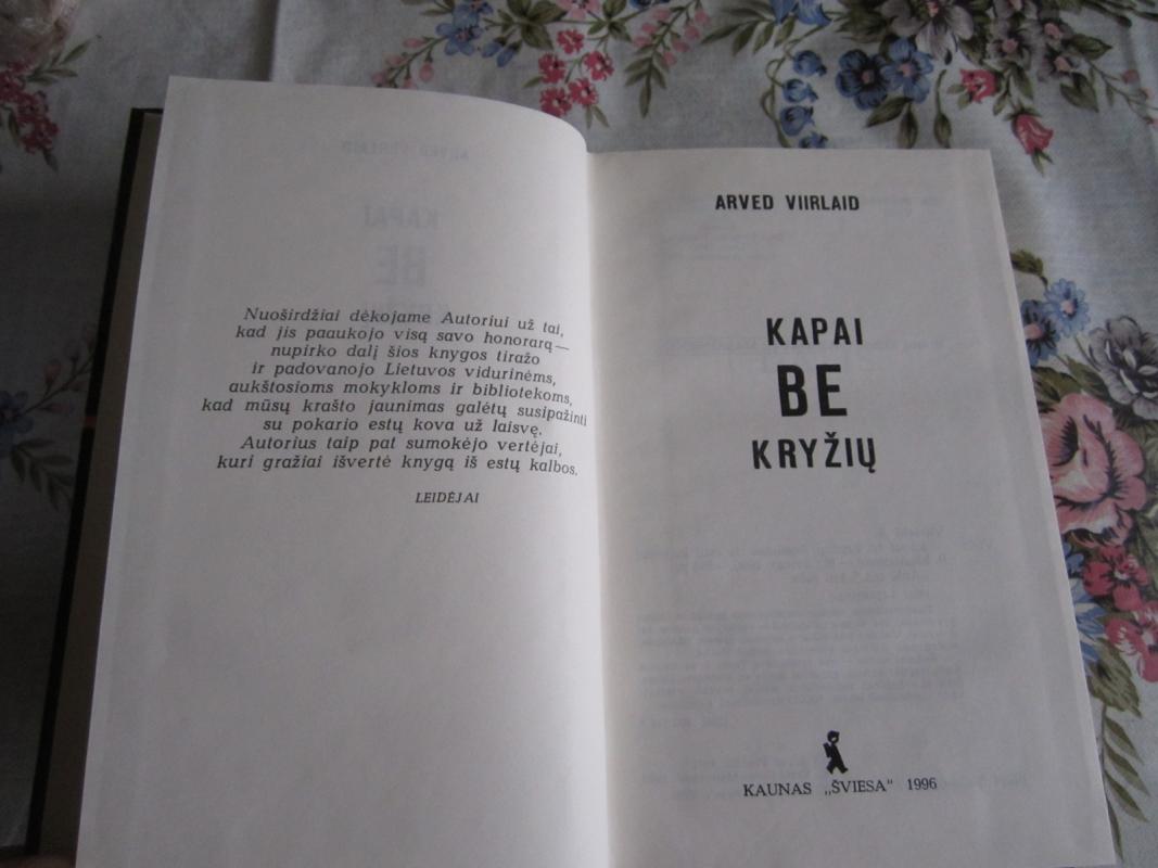 Kapai be kryžių - Arved Viirlaid, knyga 3