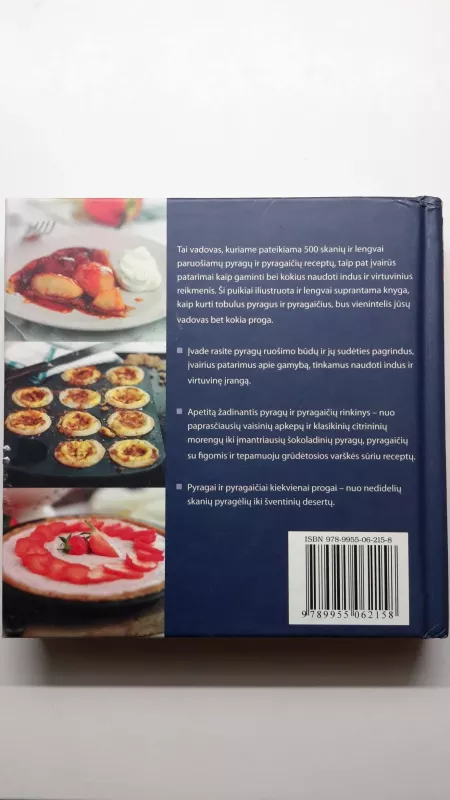500 pyragų ir pyragaičių - Rebecca Baugniet, knyga
