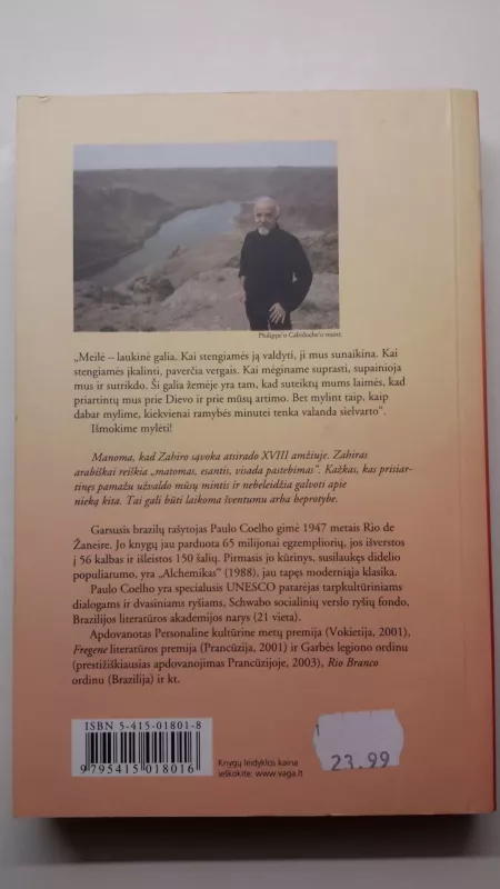 Zahiras - Paulo Coelho, knyga