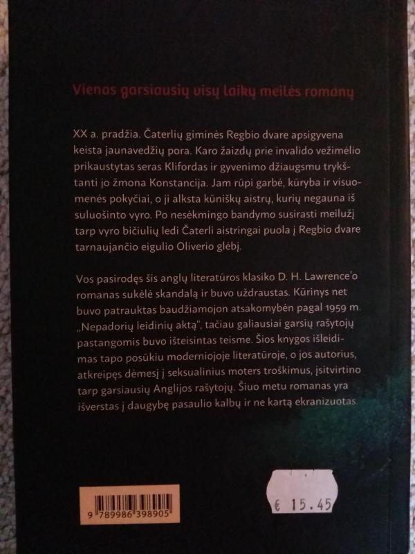 Ledi Čaterli meilužis - Autorių Kolektyvas, knyga 3