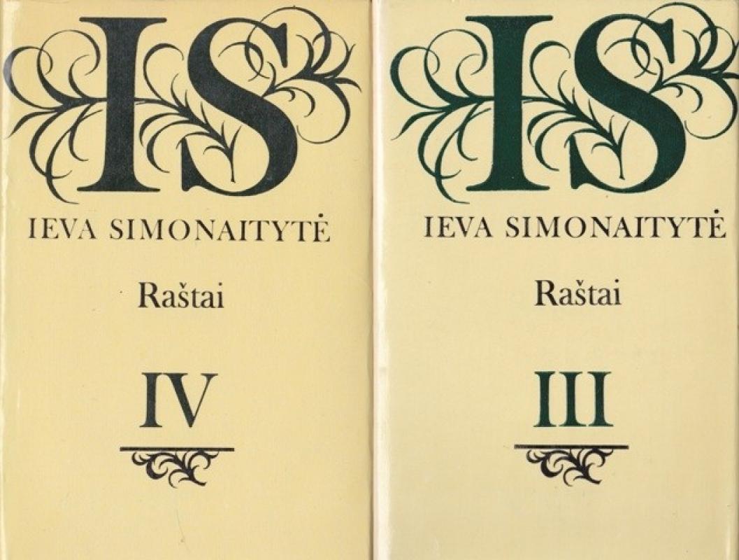 Raštai (4 tomai) - Ieva Simonaitytė, knyga 3