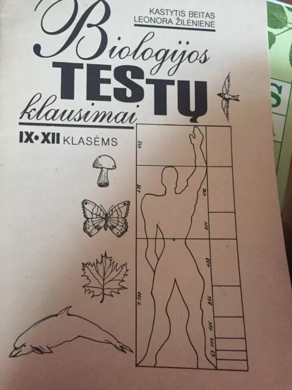 Biologijos Testų klausimai XI-XII klasėms - Leonora Žilienė, knyga