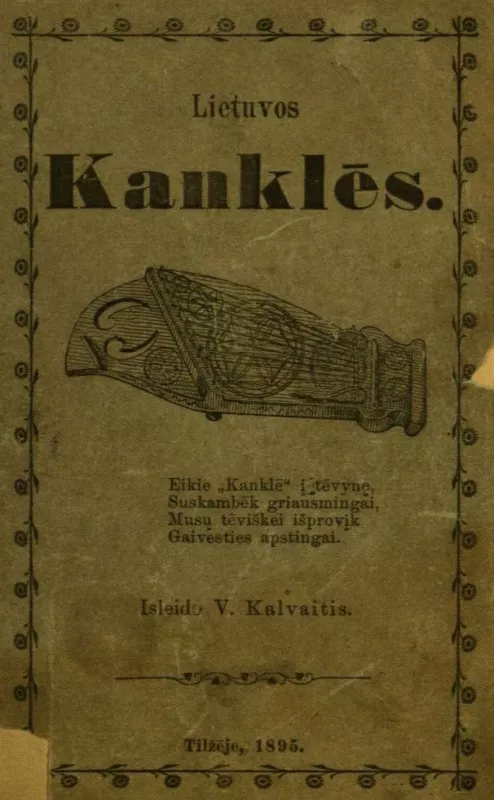 Lietuvos kankles - Vilius Kalvaitis, knyga