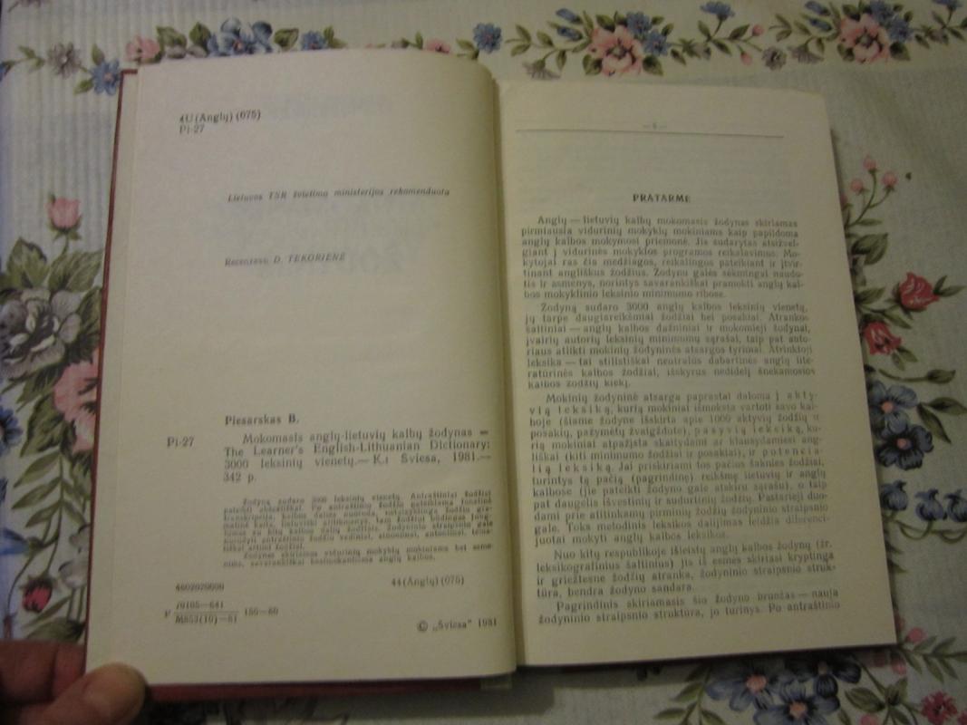 Mokomasis anglų – lietuvių kalbų žodynas - Bronius Piesarskas, knyga 3