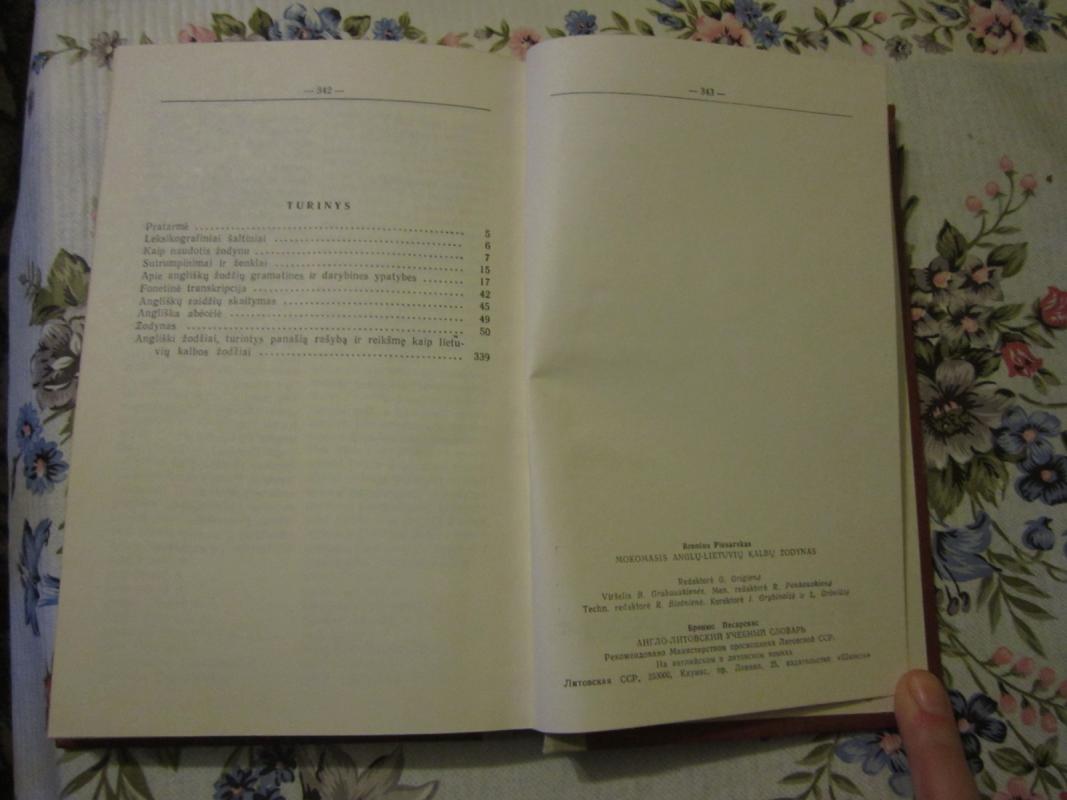 Mokomasis anglų – lietuvių kalbų žodynas - Bronius Piesarskas, knyga 5