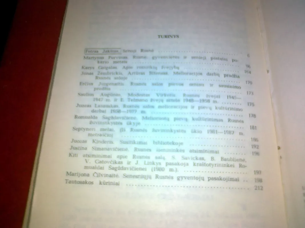 Rusnė - A. Matulevičius, ir kiti , knyga