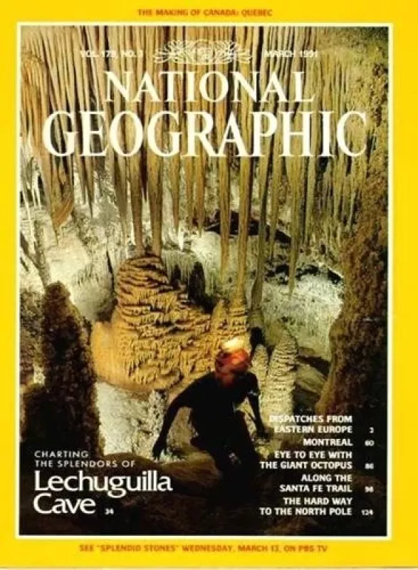 National Geographic Magazine, March 1991 - National Geographic , knyga