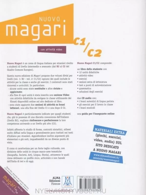 Italų k. vadovėlis "NUOVO Magari C1/C2" - Autorių Kolektyvas, knyga