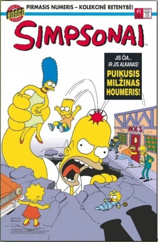 Simpsonai, 2009 m., Nr. 1 - Autorių Kolektyvas, knyga