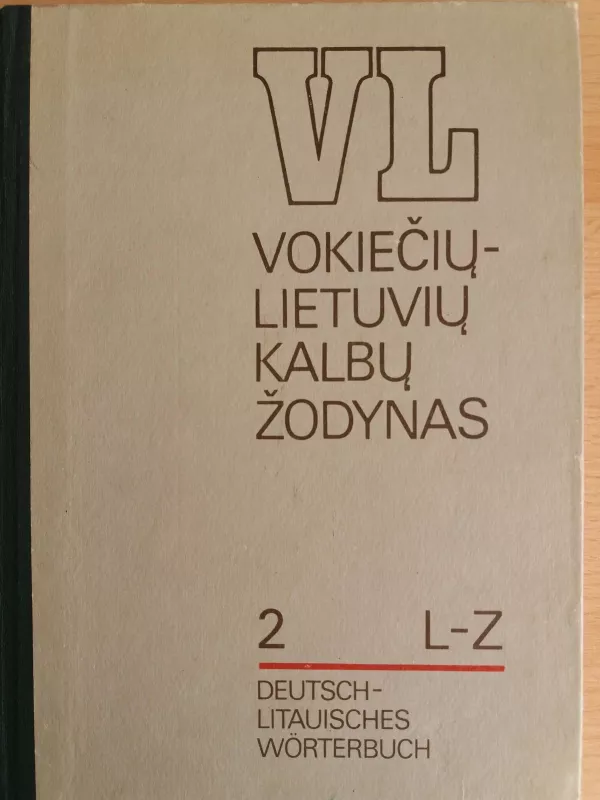 Vokiečių-lietuvių kalbų žodynas (2 tomai) - Juozas Križinauskas, knyga 2