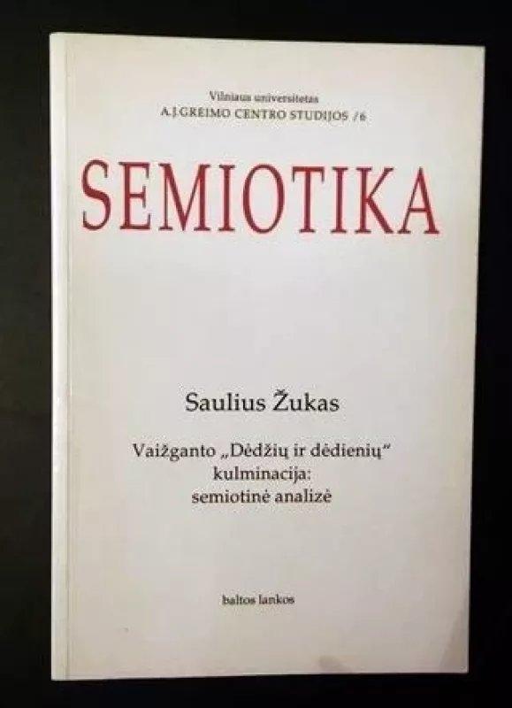 Semiotika - Saulius Žukas, knyga