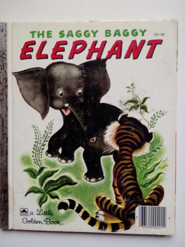 The Saggy Baggy Elephant - Walt Disney, knyga