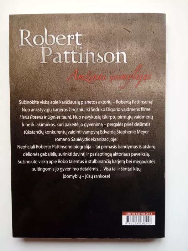 Robert Pattinson amžinai įsimylėjęs - Twister Paul, knyga