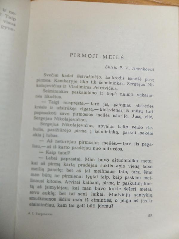 Pirmoji meilė - Ivanas Turgenevas, knyga 3