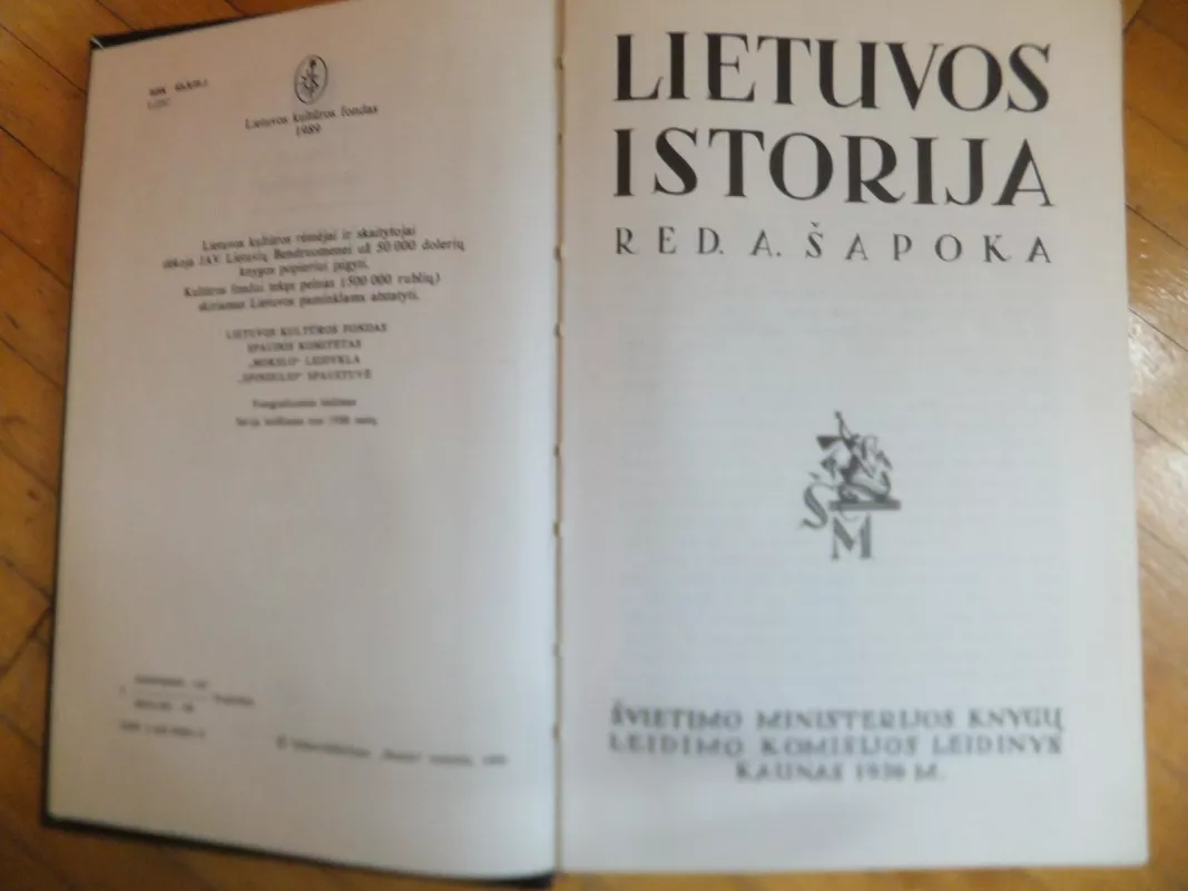 Lietuvos istoriografija. Lietuvos istorija - Adolfas Šapoka, knyga 5