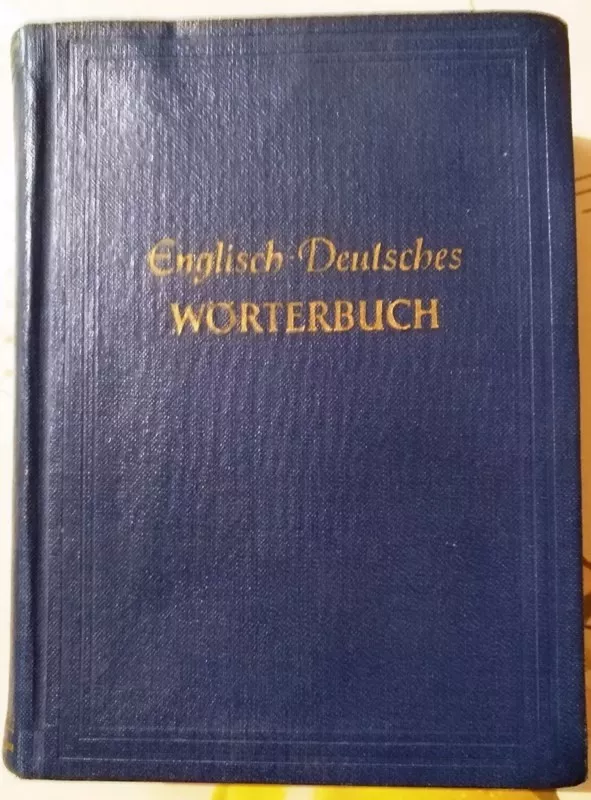 English-German Dictionary - Gerhard Wahrig, knyga 3
