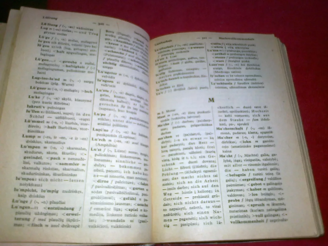 Vokiškai lietuviškas žodynas - K. Alminas, knyga 3