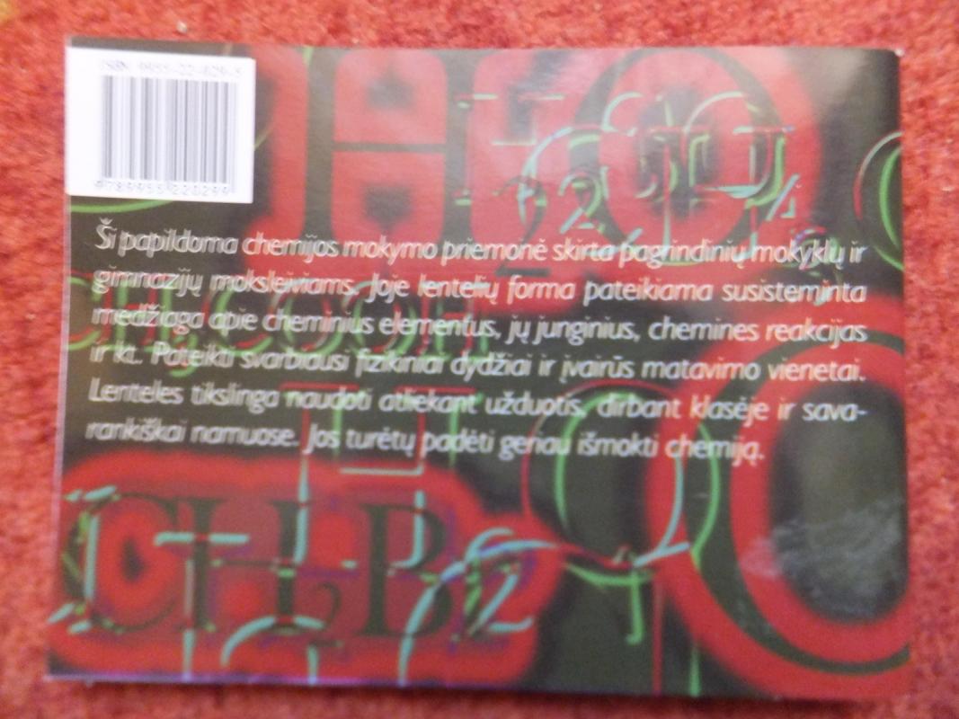 Chemijos lentelės - Regina Mudėnienė, knyga 6