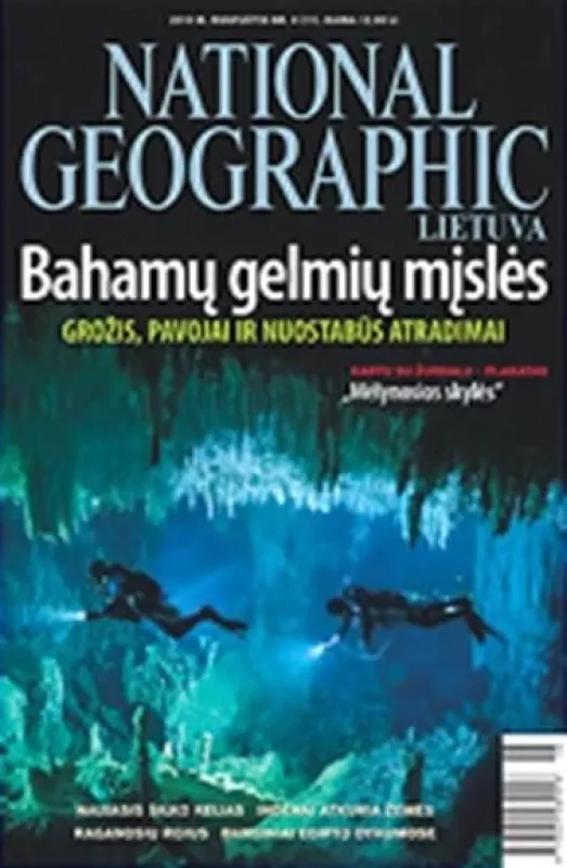 National Geographic Lietuva 2010/rugpjūtis - National Geographic , knyga