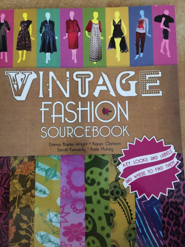 Vintage fashion sourcebook - Emma Baxter Wright, knyga