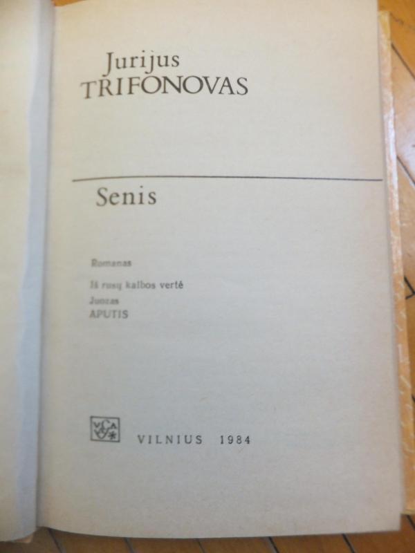 Senis - Jurijus Trifonovas, knyga 5