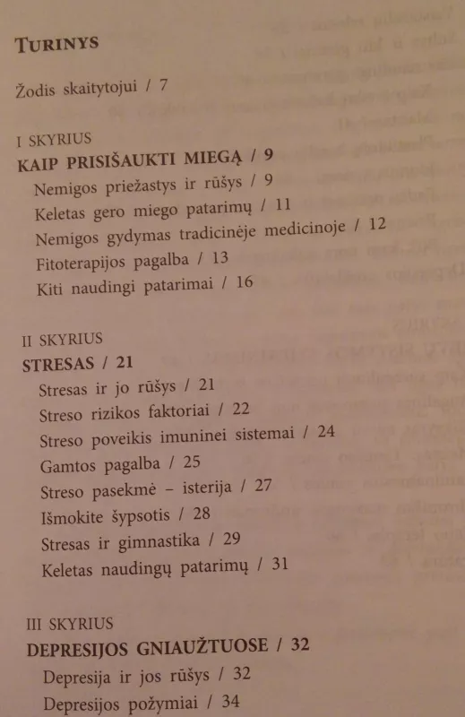 Nemiga, stresas, depresija - Aušra Žvirblienė, knyga 3