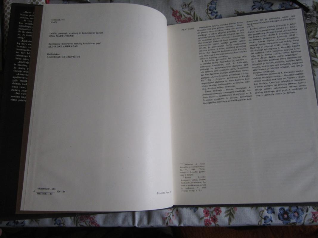 Juozas Gruodis - Ona Narbutienė, knyga 5