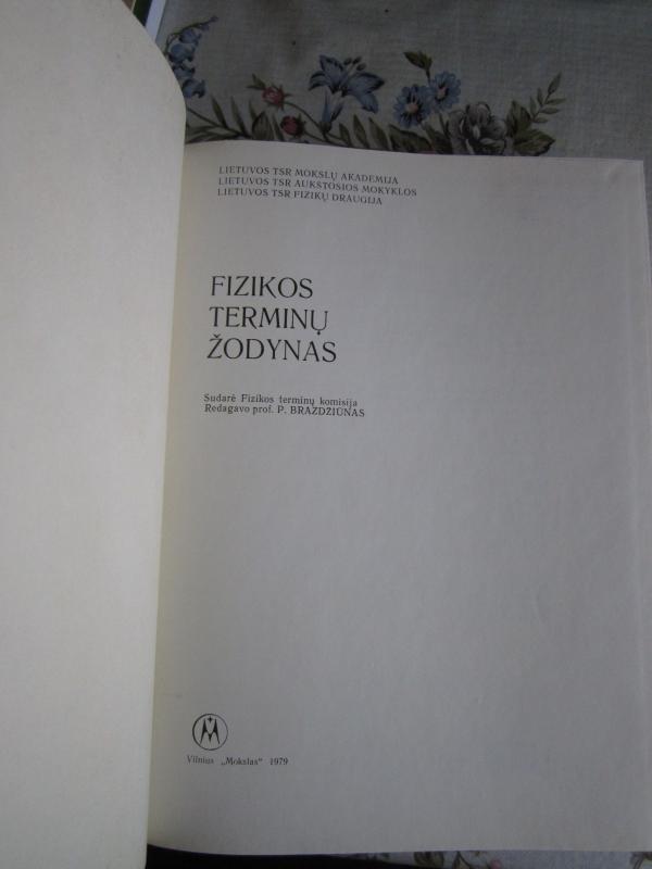 Fizikos terminų žodynas - P. Brazdžiūnas, knyga 3