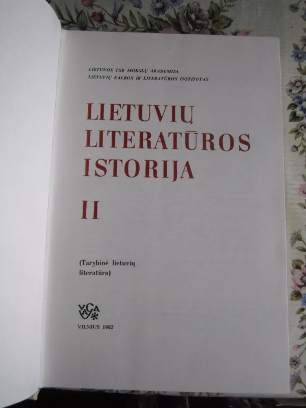 Lietuvių literatūros istorija (II dalis) - K. Korsakas, knyga 3